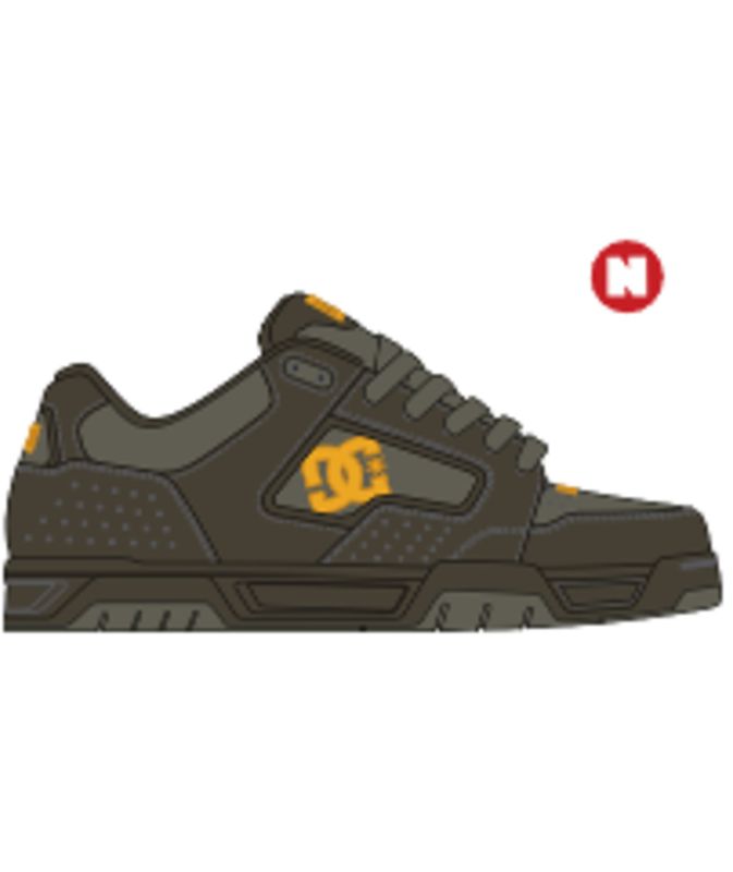 DC Shoes DC Coiler Sko - Dark Olive/olive
