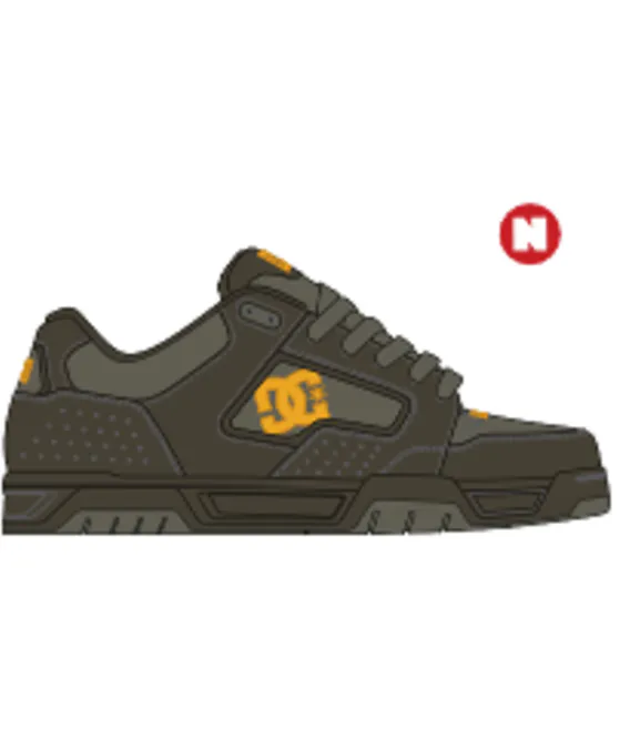 Hovedbilde DC Shoes DC Coiler Sko - Dark Olive/olive