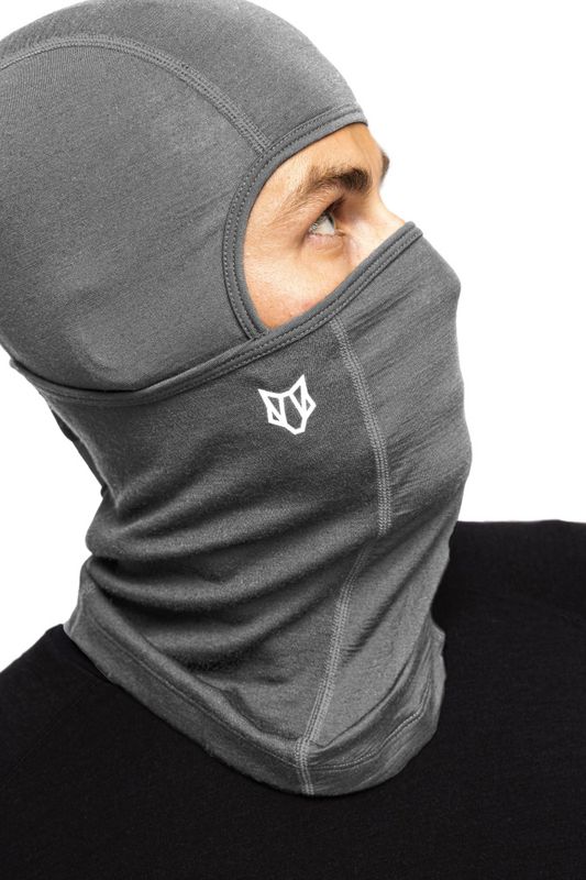 Wolf Merino Svarthetta balaclava