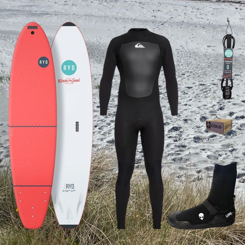 Lær å surfe for deg som er 185cm pluss eller over 100kg