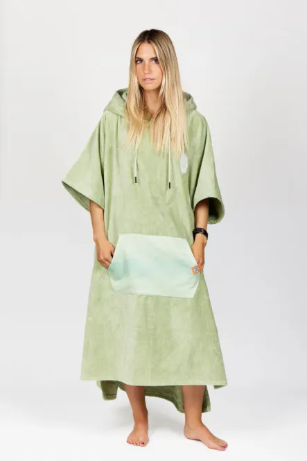 Hovedbilde Poncho High End - 100% Cotton - Tender Green