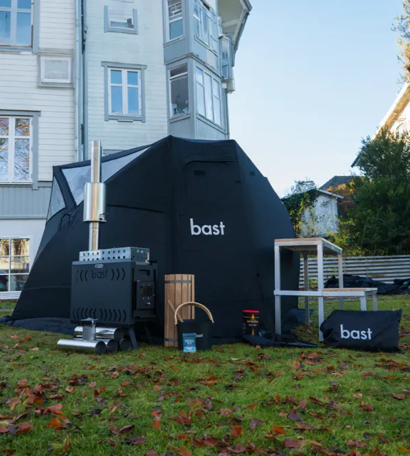 Hovedbilde Näver Deluxe - Badstu Telt med alt du behøver