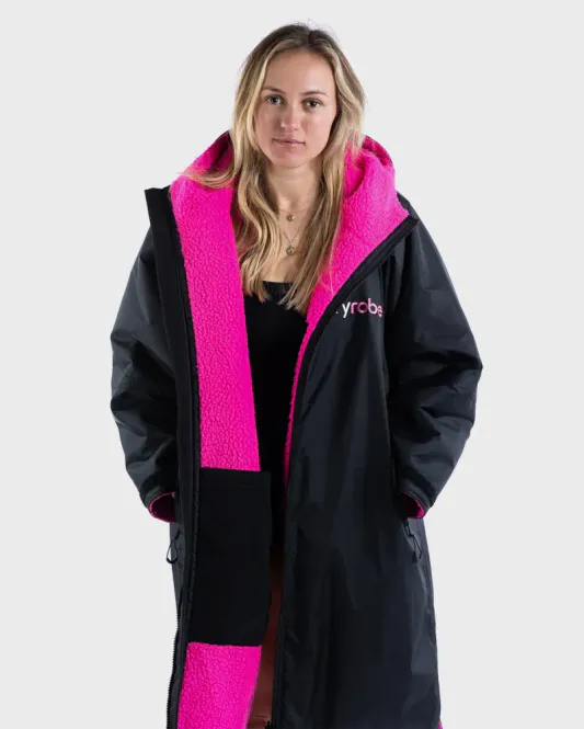 Hovedbilde Dryrobe Advance Long Sleeve - Black Pink - ...